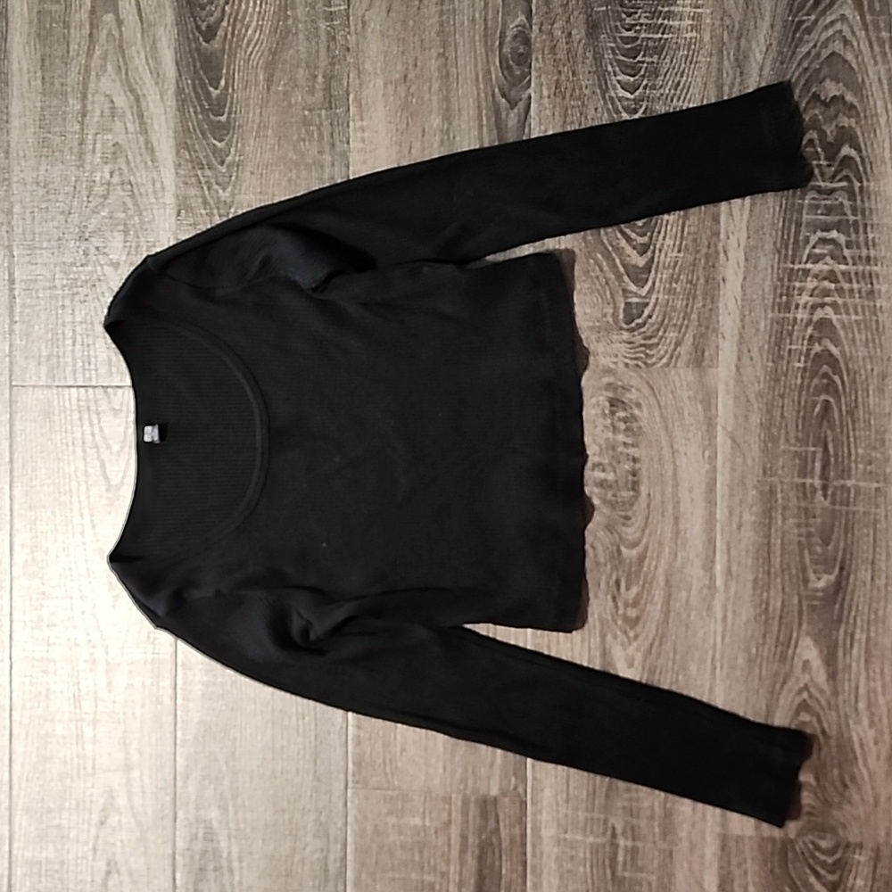 ❄️ Uniqlo ribbed knit Crop Top ❄️